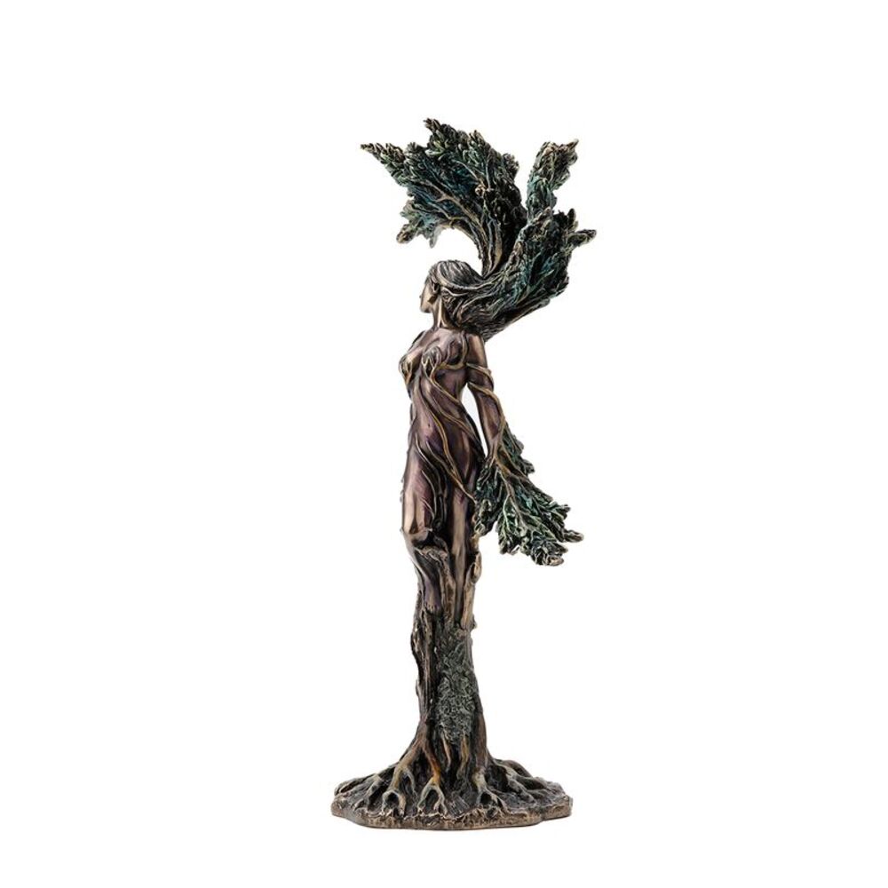 Bronze Finished Meliae The Forest Nymph Statue Greek Mythology - Picture 2 of 8